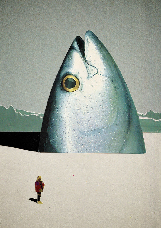 Fisholith, signed A5 Print